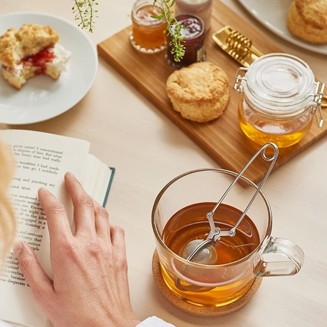 Infusor de té a presión acero inoxidable La Cava del Té