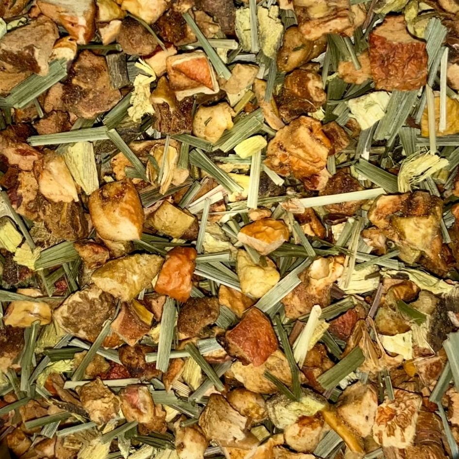 Infusión Canción de Invierno menta regaliz manzana La Cava del Té