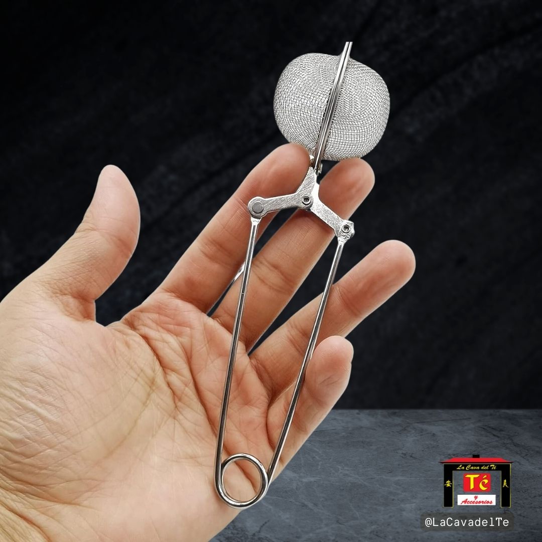 Infusor de té a presión acero inoxidable La Cava del Té