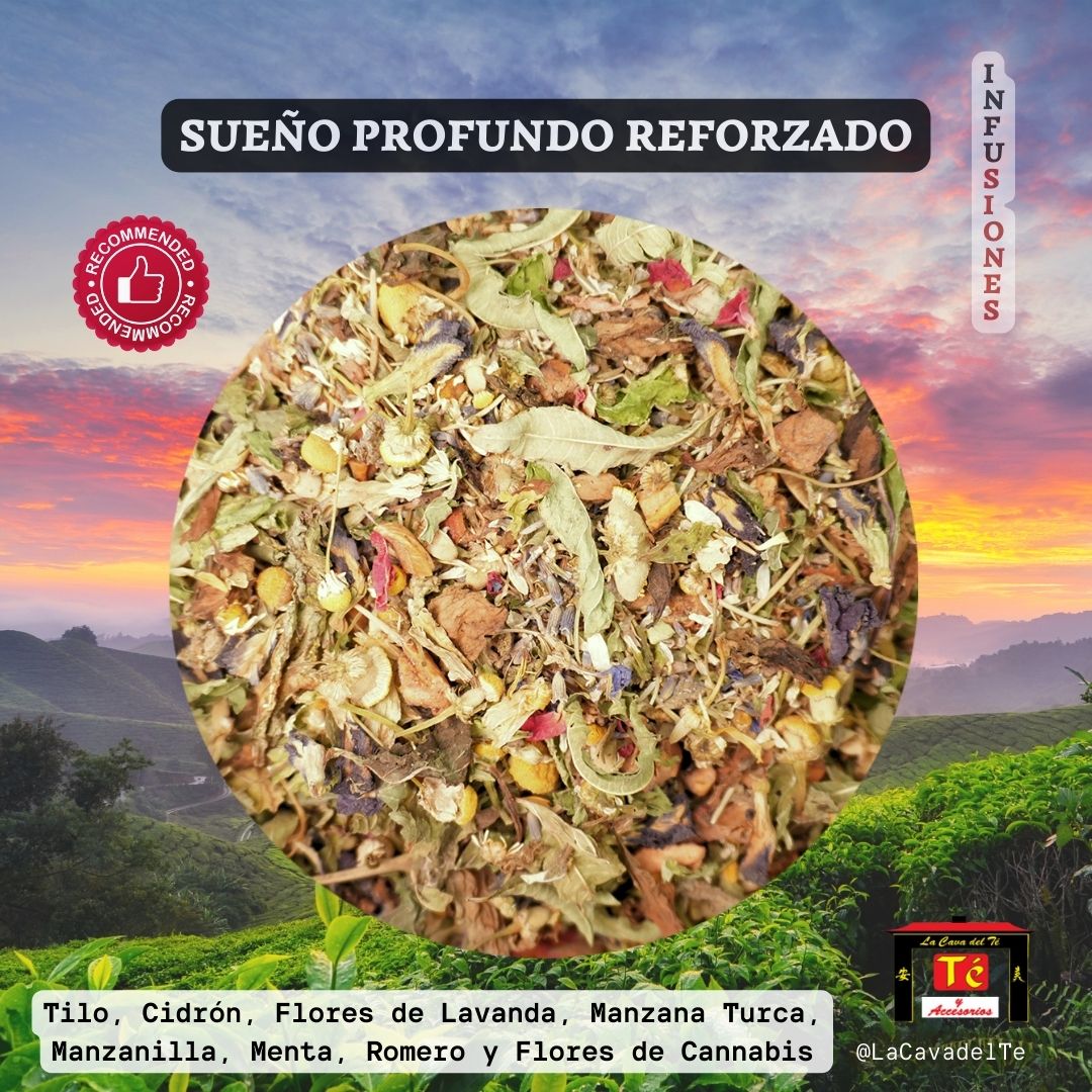 Sueño Profundo Reforzado infusión relajante tilo lavanda cidrón sin cafeína