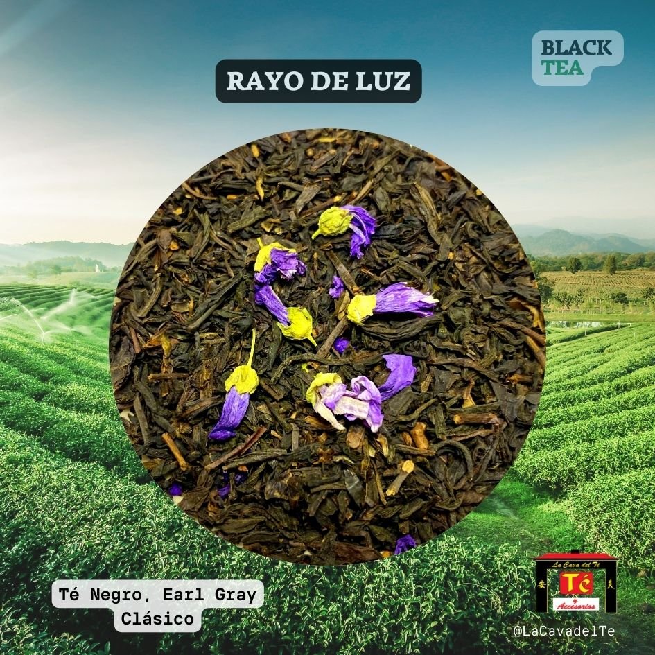Rayo de Luz Earl Grey té negro bergamota blend clásico