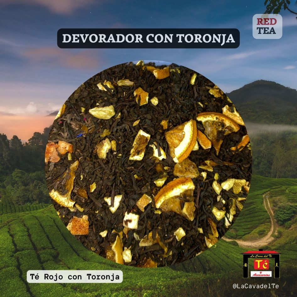 Té Rojo con Toronja infusión té rojo sabor cítrico