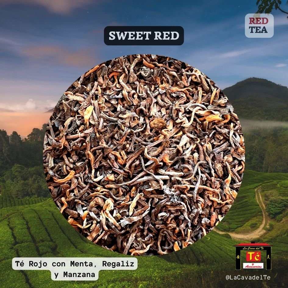 Sweet Red té rojo con menta manzana y regaliz infusión frutal