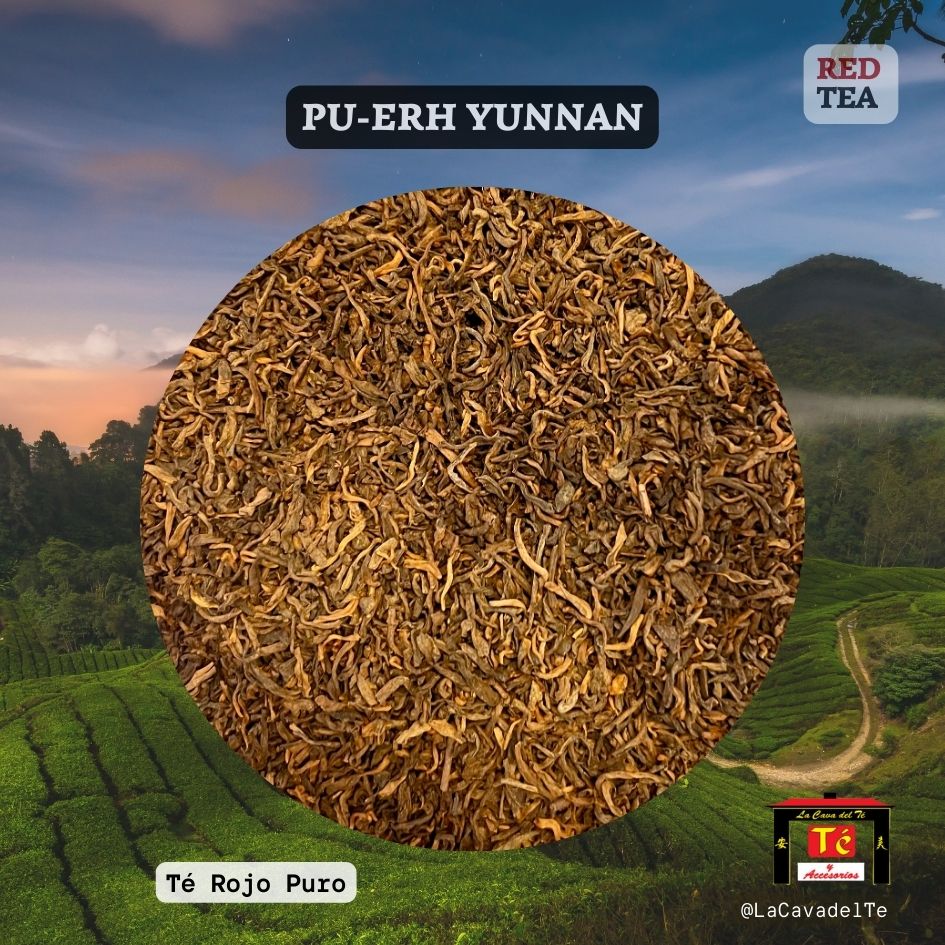 Té Rojo Puro Pu-Erh Yunnan hojas sueltas premium