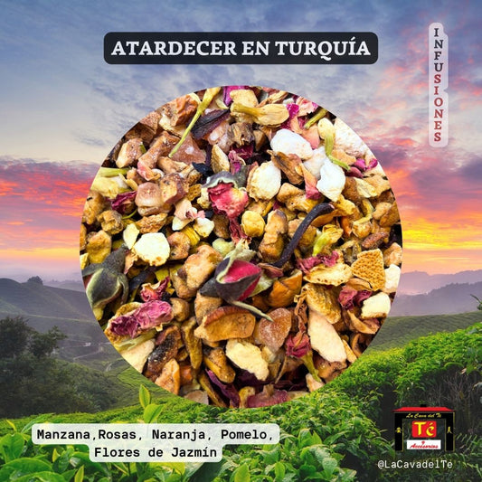 Atardecer en Turquía – Infusión de Manzana, Rosas y Granada