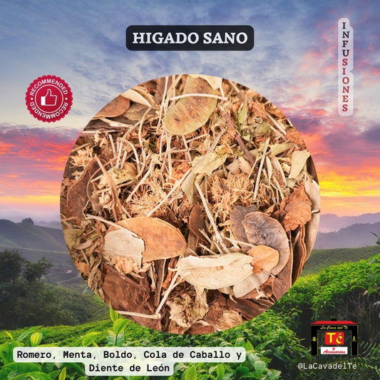 Hígado Sano – Infusión Herbal Detox Natural Premium - La Cava del Té
