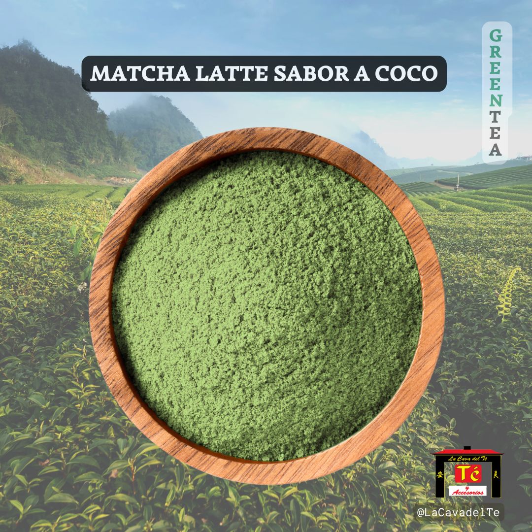 Matcha Latte Sabor a Coco