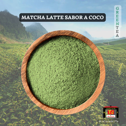 Matcha Latte Sabor a Coco